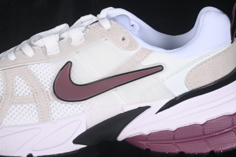Nike V2K Run Retro Low-Top Running Shoes with Cushlon Foam Cushioning - HQ3500-100