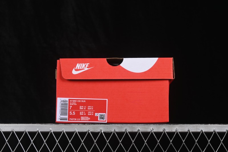 Nike V2K Run Retro Running Shoes with Cushlon Foam and Vintage Design - FD0736-113