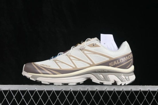 Salomon XT-6 Advanced Trail Running Shoes with Agile Chassis System and Breathable Mesh - 477377-33