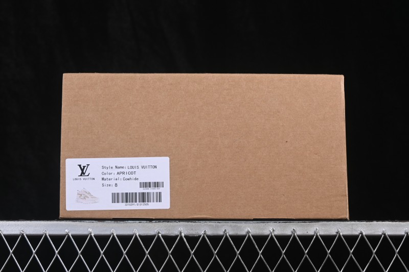 LV Tatic Runner Louis Vuitton Casual Running Shoes with Breathable Mesh and TPU Sole - Apricot