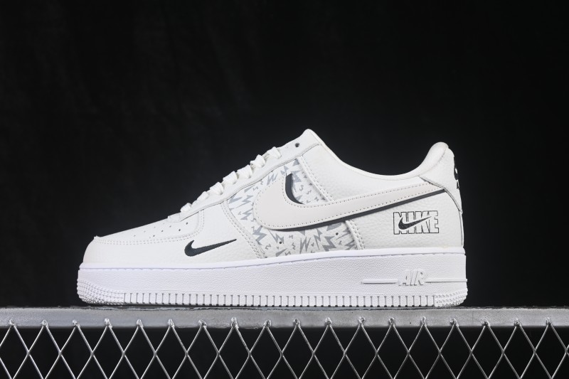 Nike Air Force 1 '07 Low Collaboration Skateboarding Shoes with Full-Length Air Cushion - WY0655-119
