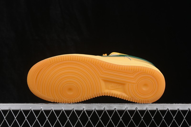 Nike Air Force 1 '07 Low Retro Running Shoes with Shiny Leather Upper and Vintage Accents - IO4489-700
