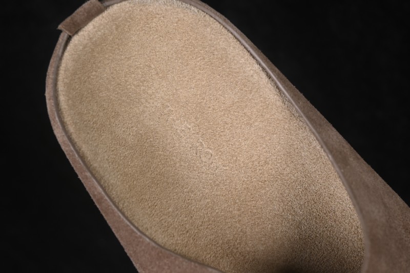 The Row Hudson Round Toe Half-Head Casual Mule Slippers - ALP