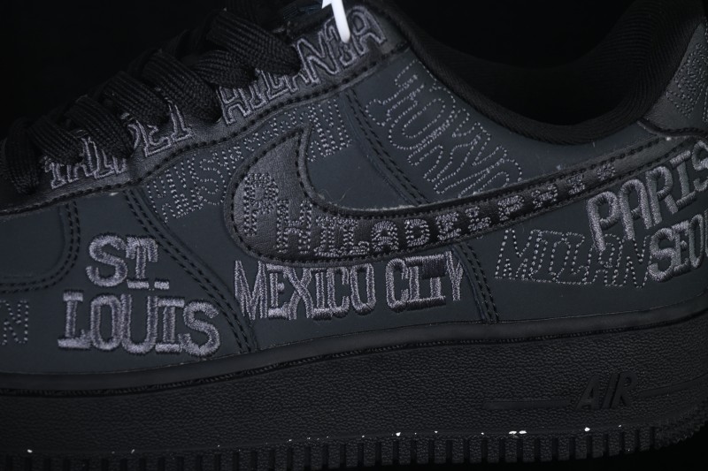 Nike Air Force 1 '07 Low Low-Top Casual Sneakers with Full-Length Air Cushion - II1549-001