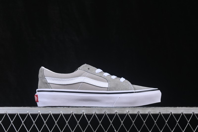 Vans SK8-Low Side Stripe Low-Top Pro Skate Shoes Grey - VN0A4UUKIYP