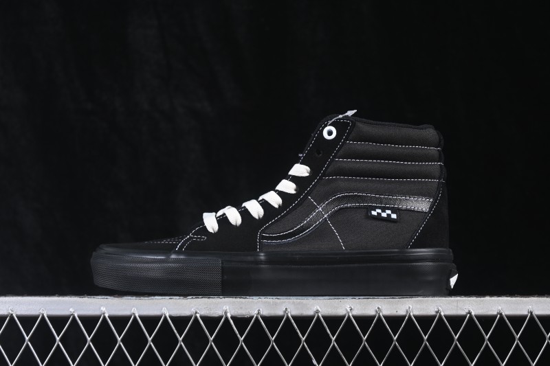 Vans Skate Sk8-Hi Retro Casual Low-Top Skate Shoes - VN0A5FCCBLK