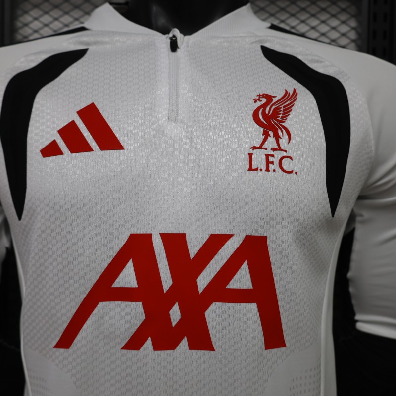 Player Version 26/27 Liverpool FC White  Long Sleeve Jersey