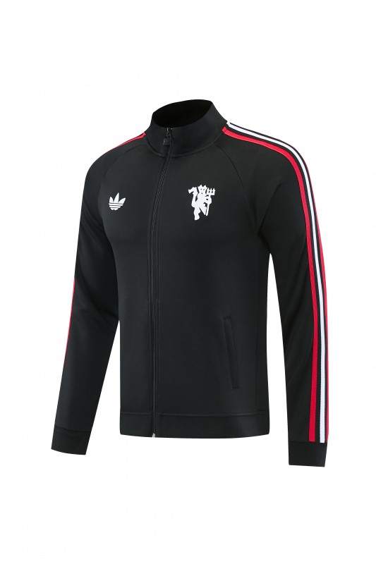 26/27 Manchester United FC 05 Black Full Zipper Jacket + Long Pants