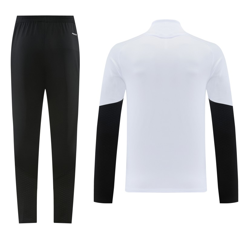 26/27 Liverpool White Half Zipper Jacket Tracksuit + Long Pants