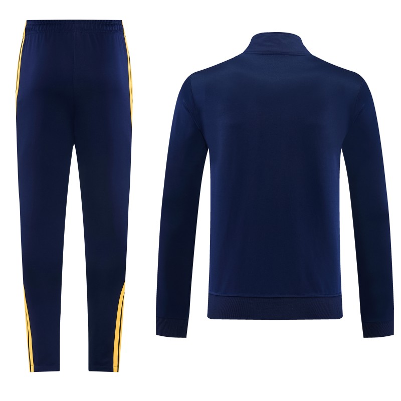 26/27 Real Madrid Royal Blue Full Zipper Jacket Tracksuit + Long Pants