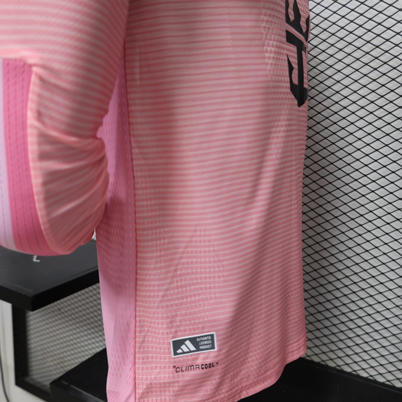 Player Version 26/27 Inter Miami CF Home Pink Long Sleeve Jersey