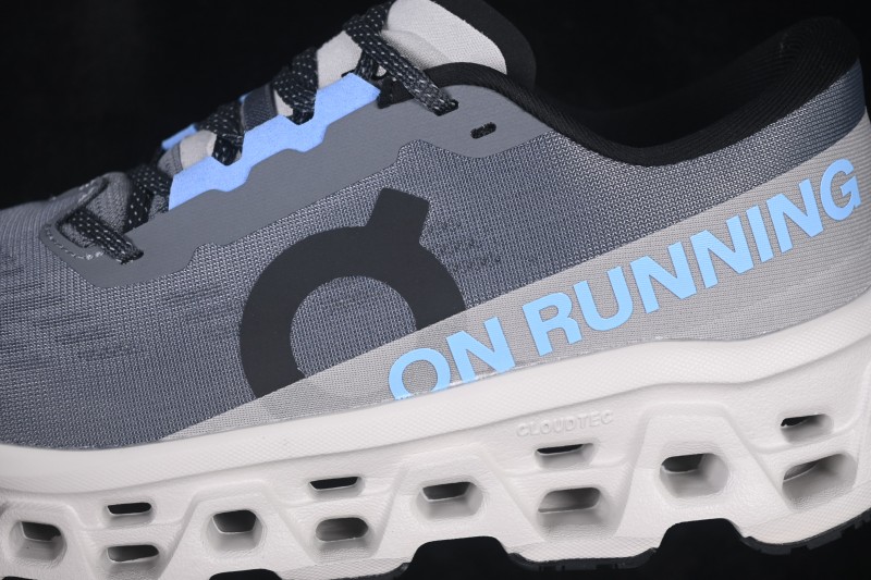 On Cloudmonster 3 Comfort Anti-Slip Wear-Resistant Cushioned Running Shoes - 3MG10054857 Rock Silver