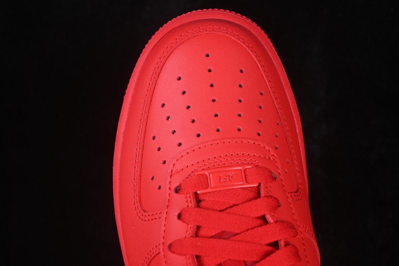 Nike Air Force 1 '07 Low Bright Crimson Casual Sneakers - CW6999-600