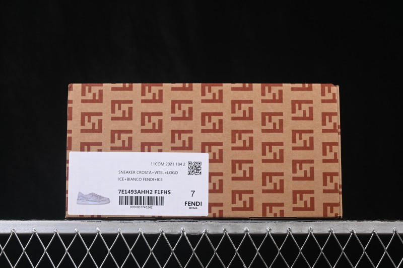 Fendi Match Round Toe Thick Sole Low-Top Casual Sneakers - AHH2F1FHS
