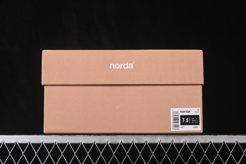 Norda 055 Trendy Stable Strong Durable Anti-Slip Wear-Resistant Trail Running Shoes - Cloud White