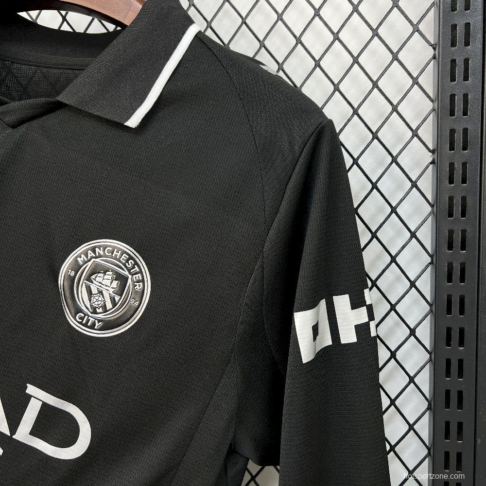 2025/26 Mens Manchester City Away Long Sleeve Jersey