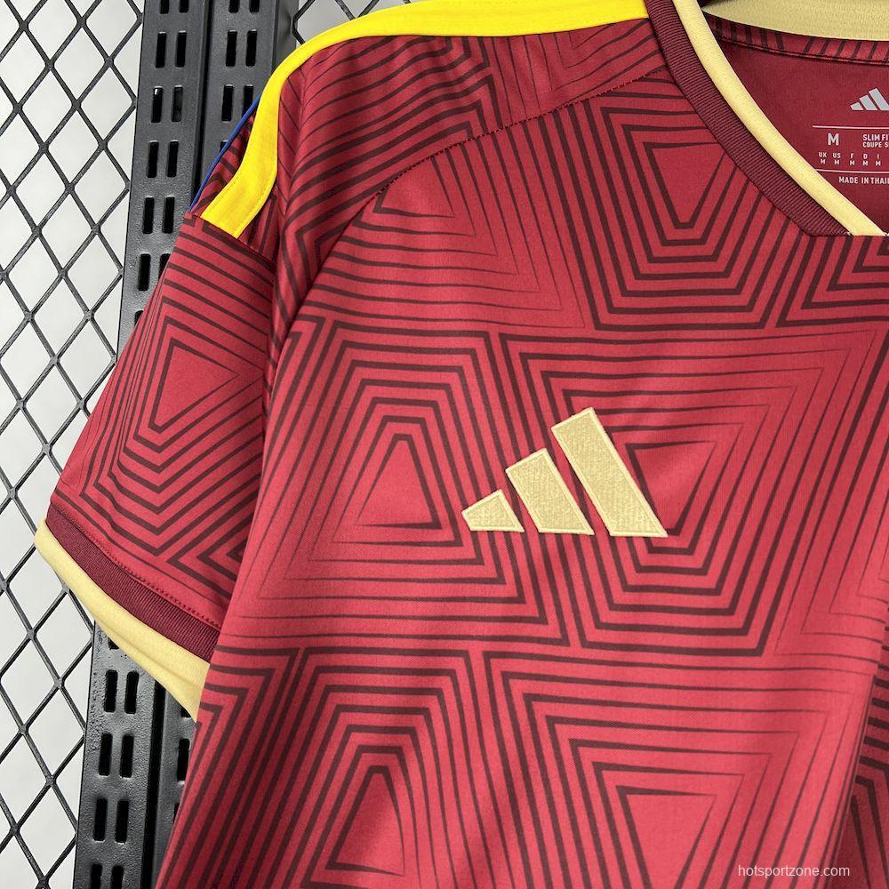 2026 Mens Venezuela World Cup Home Jersey