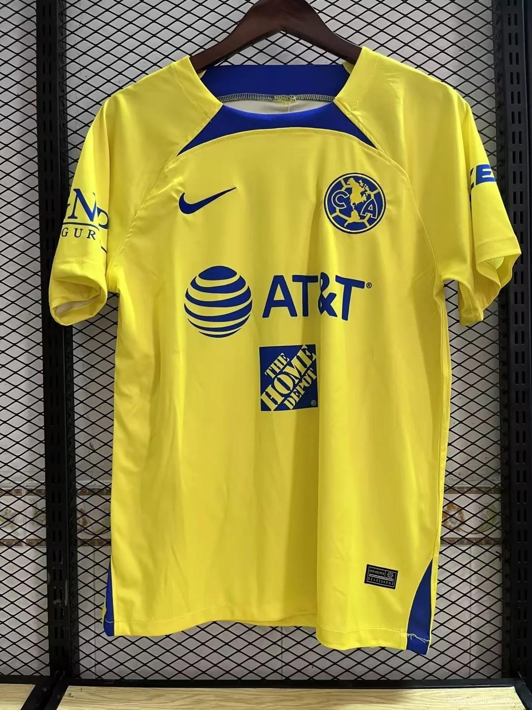 23/24 Club America Yellow Training Jersey