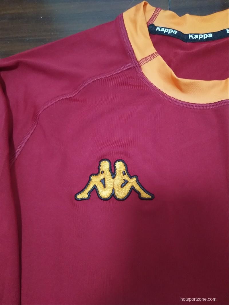 Retro 00/01 AS Roma Home Jersey