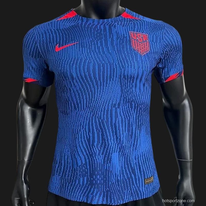 Player Version 23/24 USA Away Blue Jersey