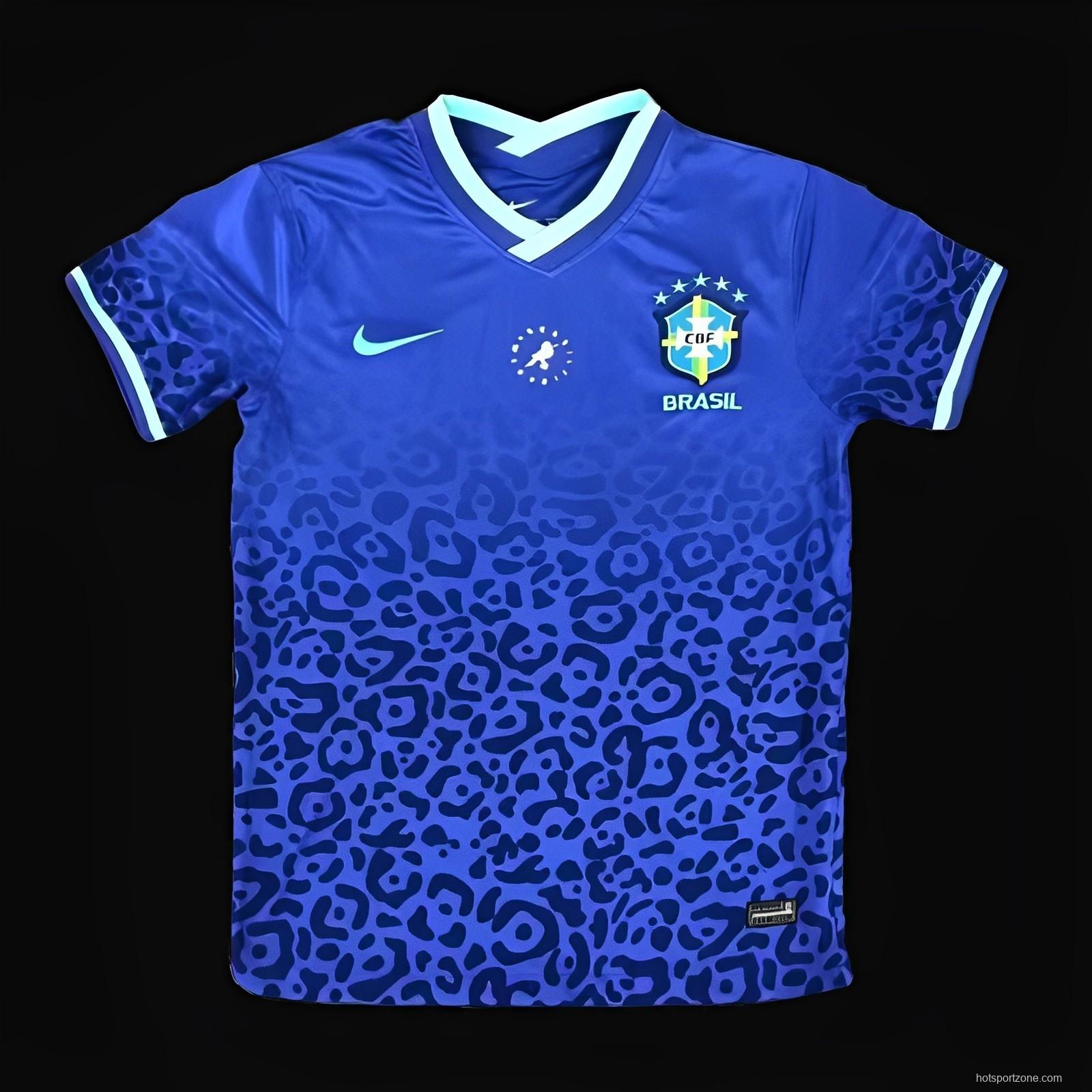 2023 Brazil Blue Training Jersey