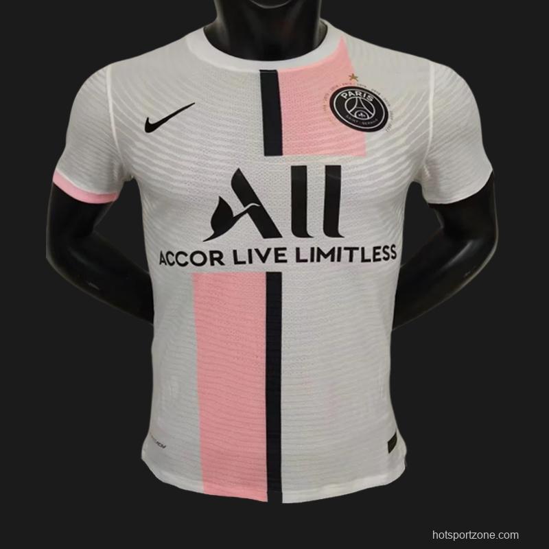 Player Version 21/22 PSG Away White Jersey