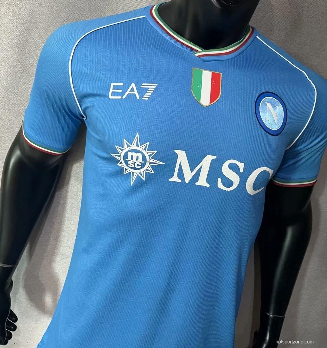Player Version 23/24 Napoli Home Jersey