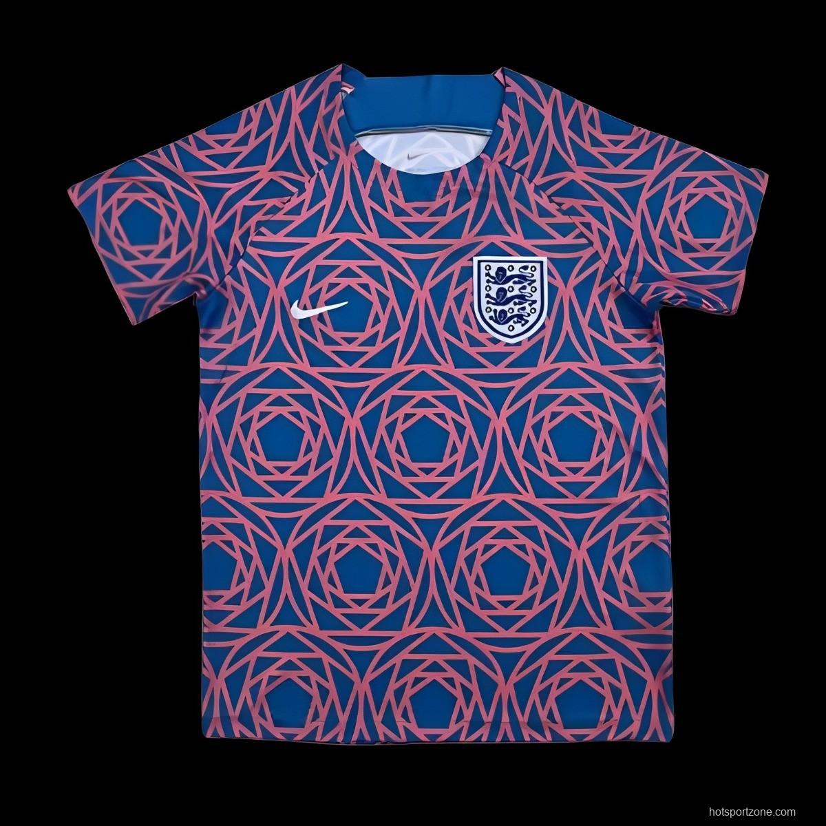 2023 England Lionesses Pre Match Training Jersey