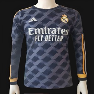 Player Version 23/24 Real Madrid Away Long Sleeve Jersey