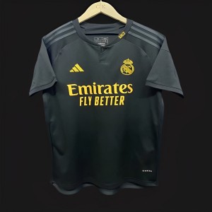 23/24 Real Madrid Black Third Jersey