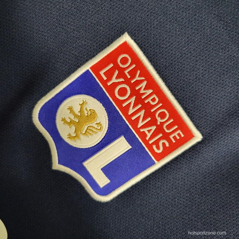 23/24 Olympique Lyonnais Navy Pre-Match Jersey