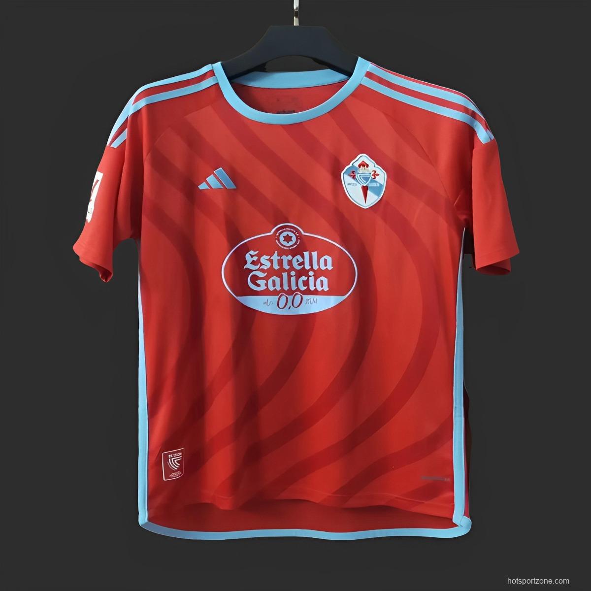 23/24 Celta de Vigo Away Red Jersey