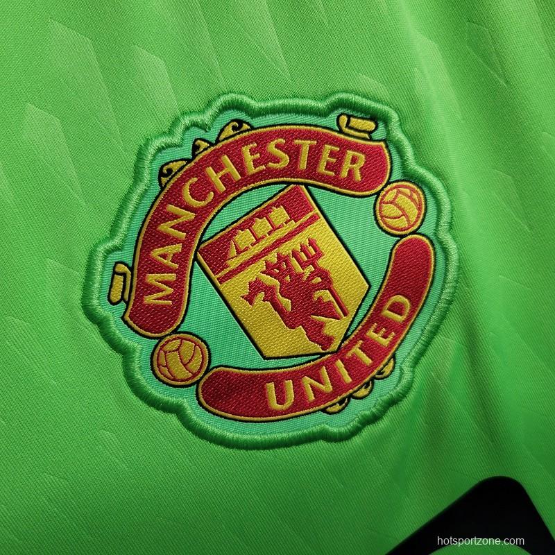 23/24 Manchester Untied Green Goalkeeper Jersey