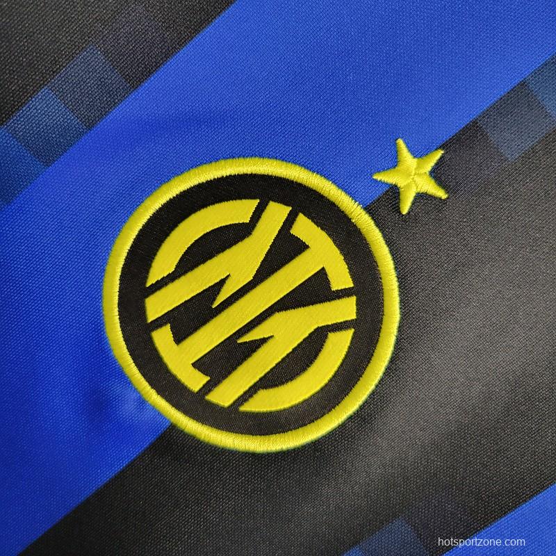 23/24 Inter Milan Home Long Sleeve Jersey
