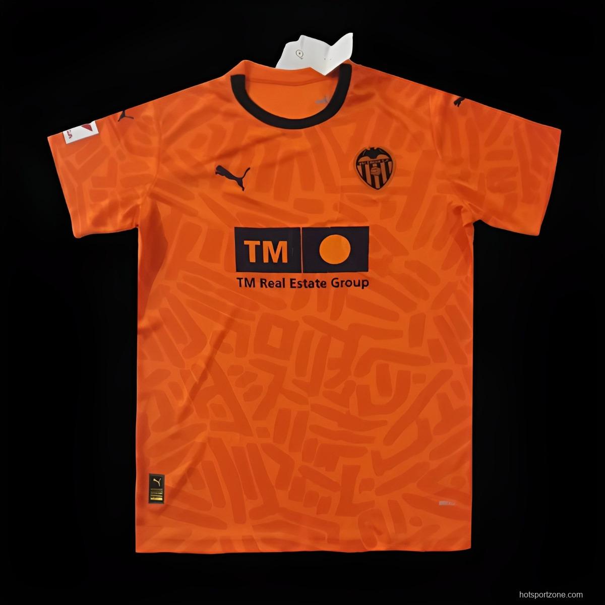 23/24 Valencia Third Orange jersey