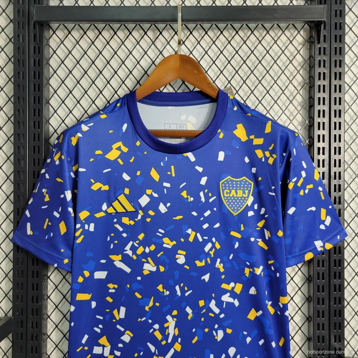 23/24 Boca Juniors Blue Training Jersey