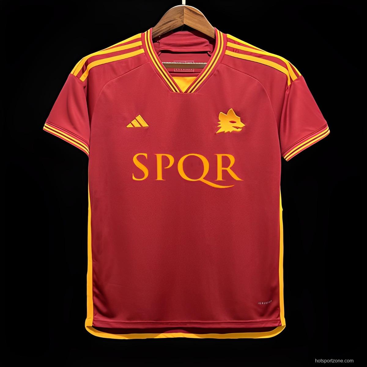 23/24 AS Roma Home Jersey