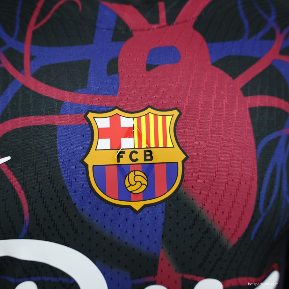 23/24 Barcelona X Patta Special Edition Pre-Match Jersey With Patta Sponsor