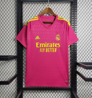 23-24 Real Madrid Goalkeeper Pink Jersey