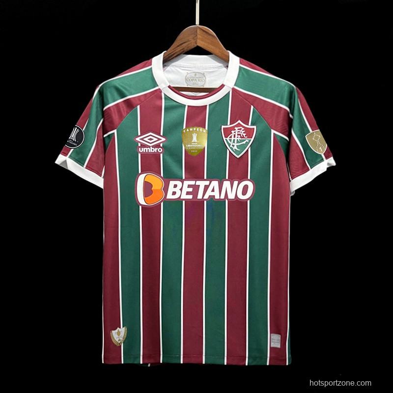 23/24 Fluminense Home Jersey With Full Patch