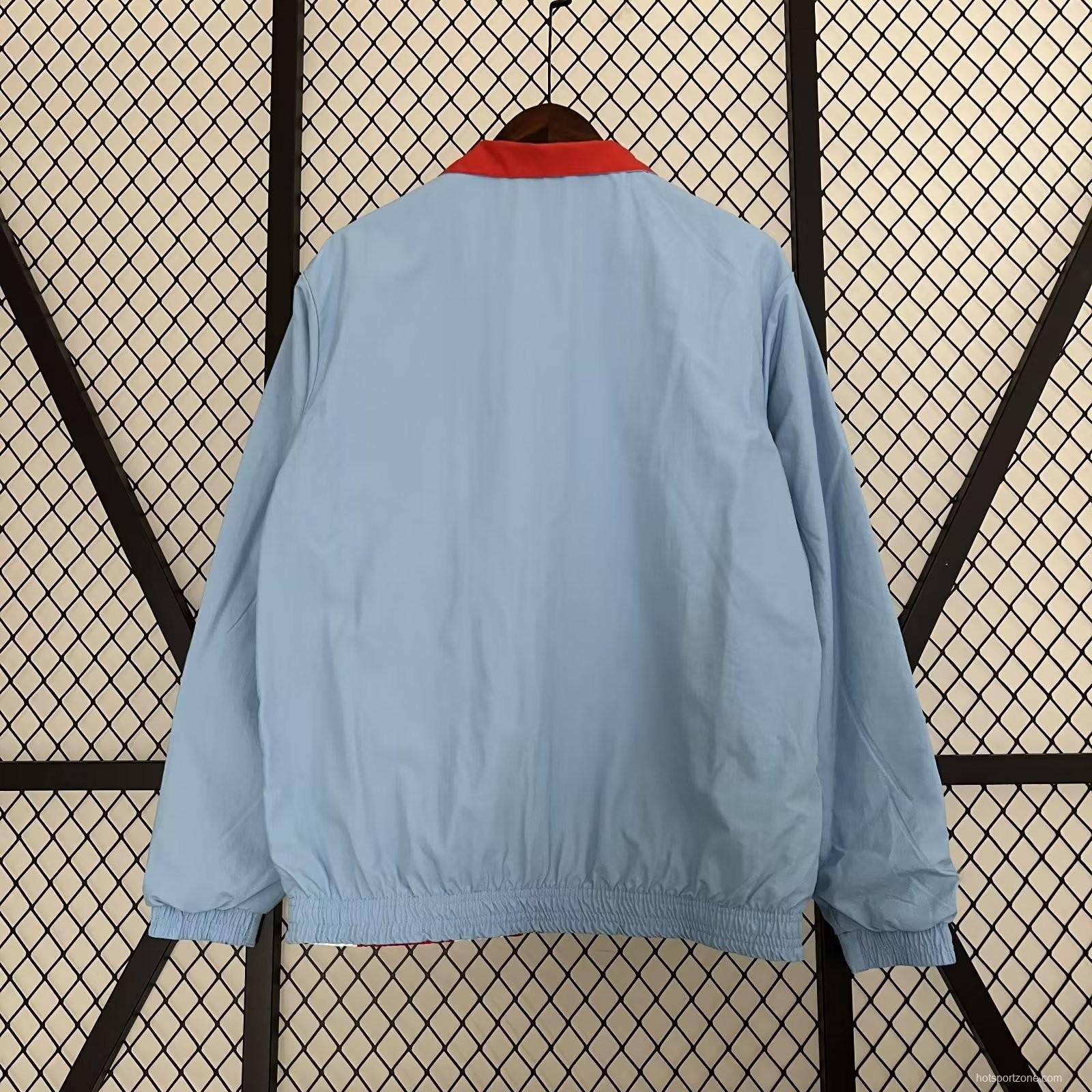 23/24 PSG Blue/Red Stripe Reversible Jacket
