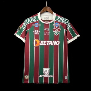 23/24 Fluminense Home Final Match Jersey With All Sponsors And Patch