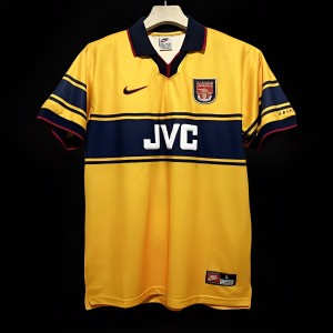 Retro 97/99 Arsenal Away Yellow Jersey