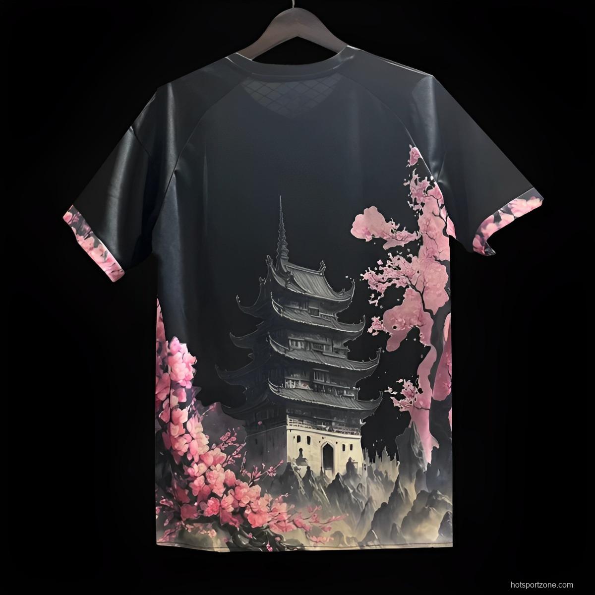 2024 Japan Pink/Black Dragon Special Jersey