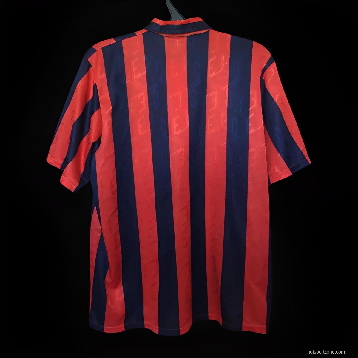 Retro 92/94 Everton Home Jersey