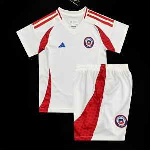 2024 Kids Chile Away White Jersey