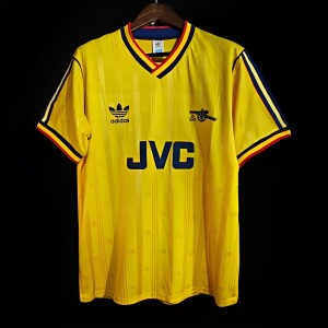 Retro 86/88 Arsenal Away Yellow Jersey