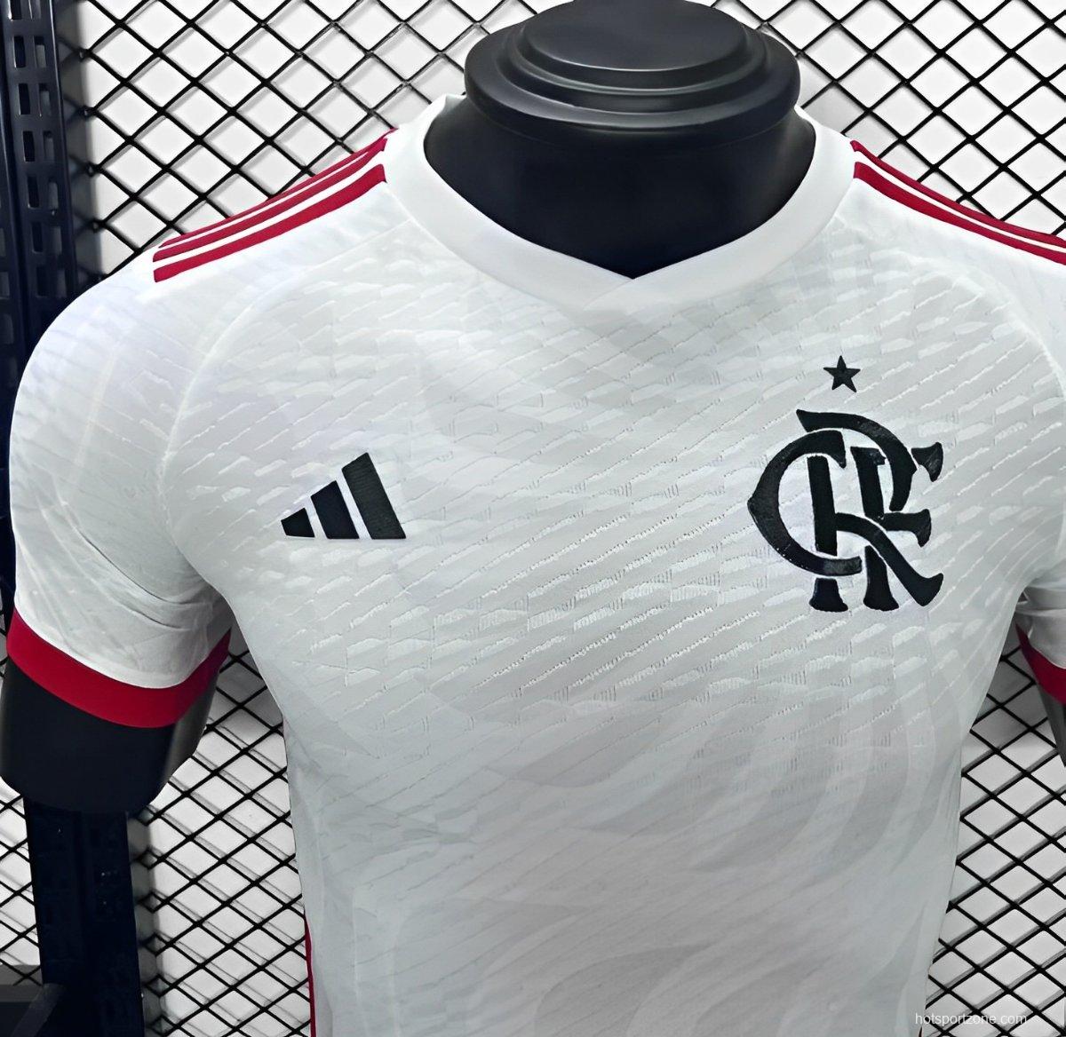 Player Version 24/25 Flamengo Away White Jersey