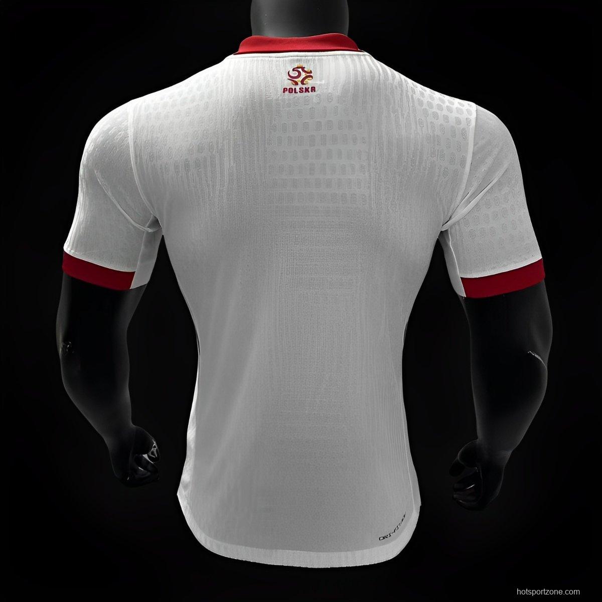 Player Version 2024 Poland Home Jersey