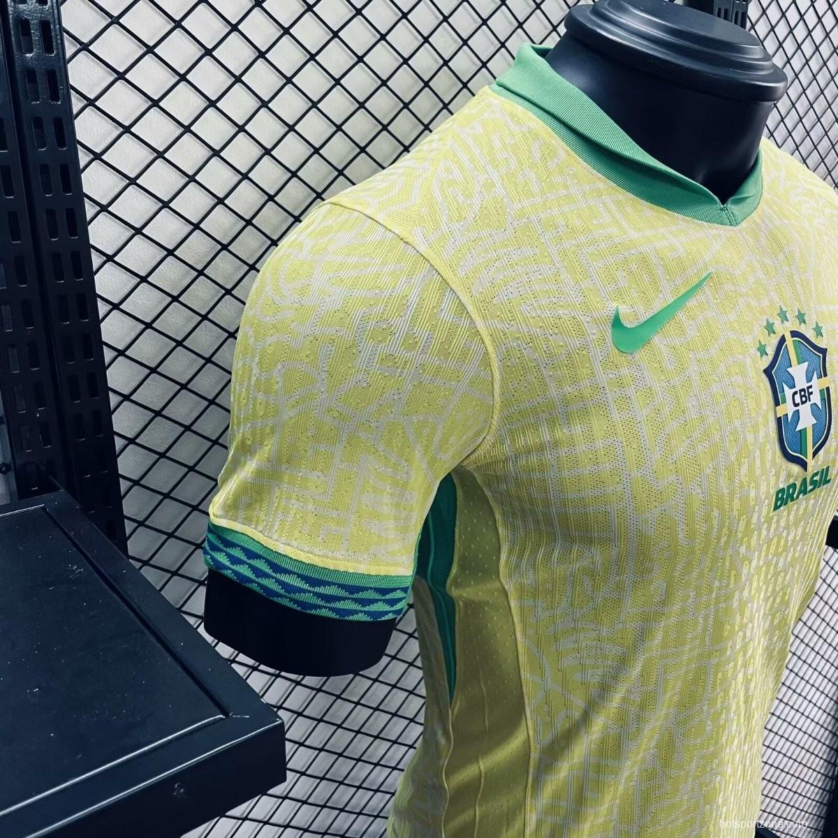 Player Version 2024 Brazil Home Jersey